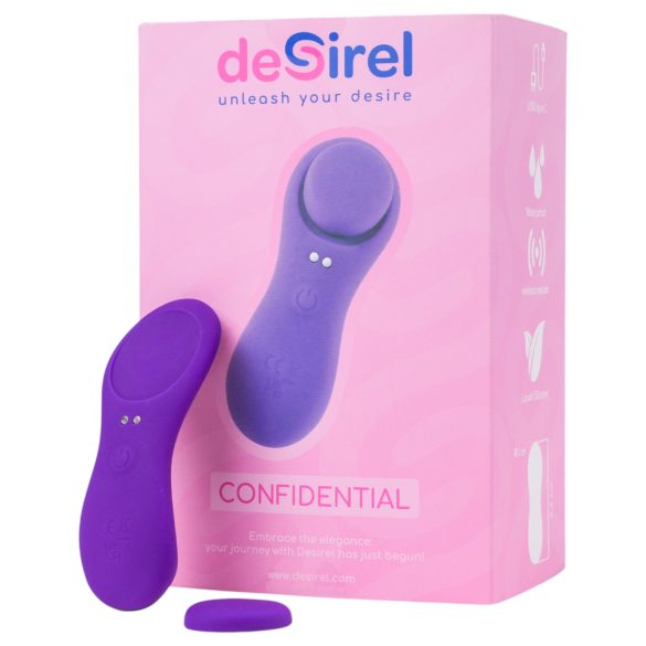 Desirel Confidential - älykäs alushousuvibraattori (liila)
