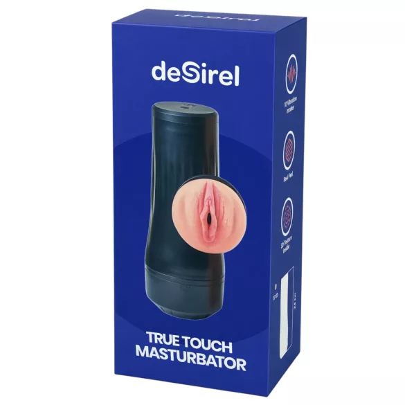 Desirel True Touch - vibraattori tekopillu - realistinen - luonnollinen/musta
