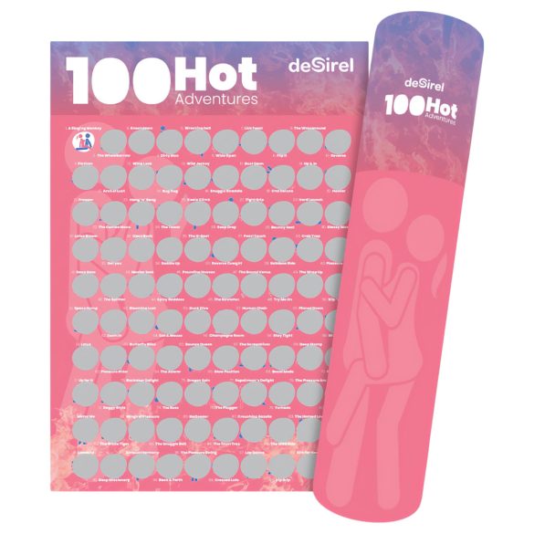 Desirel - 100 seksiasentoa raaputettava juliste peli