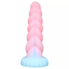   OgazR - valoa hohtava yksisarvinen dildoa - 22cm - sateenkaari
