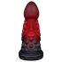 OgazR - mustekala dildo - 19 cm (punainen)