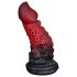 OgazR - mustekala dildo - 19 cm (punainen)