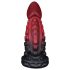 OgazR - mustekala dildo - 19 cm (punainen)