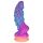 OgazR - hehkuva lohikäärmedildo - 22cm (violetti-pinkki)
