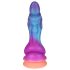OgazR - hehkuva lohikäärmedildo - 22cm (violetti-pinkki)