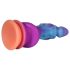 OgazR - hehkuva lohikäärmedildo - 22cm (violetti-pinkki)