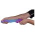 OgazR - hehkuva lohikäärmedildo - 22cm (violetti-pinkki)