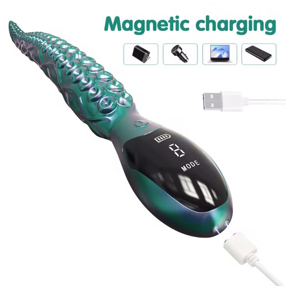 Monster Fuck - Mustekalavibraattori (vihreä)