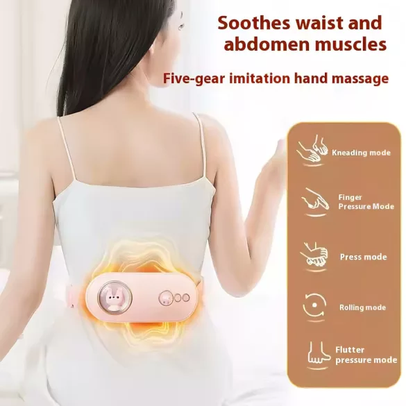 HappyPet Comfort - kuukautiskipujen hierontavyö - valkoinen