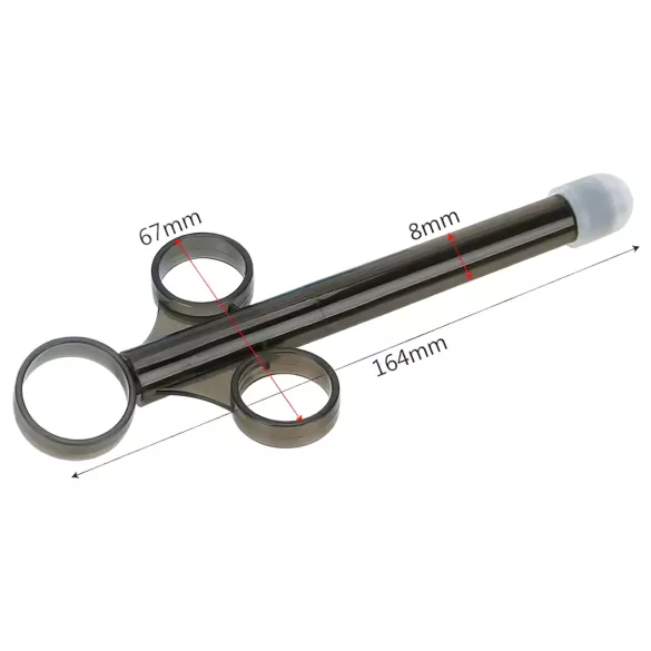 Liukuvoide - annosteluruisku - helppo täyttö - sininen