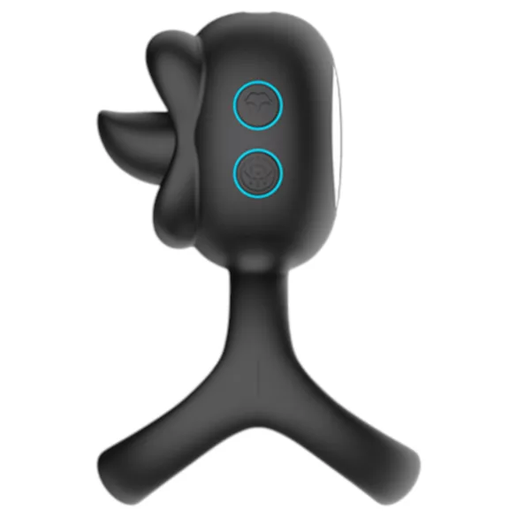 Biu-Biu - penisrengas ja klitoriskiihotin vibraattori - musta