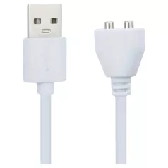   Pleasure Charge Loveline - magneettinen USB‑latauskaapeli (valkoinen)
