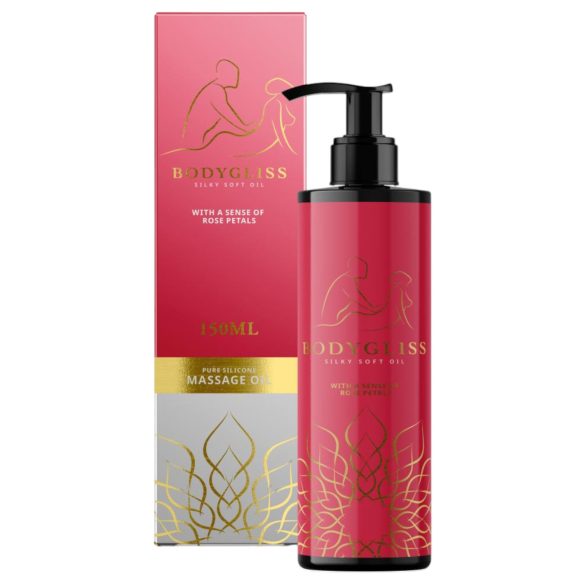 BodyGliss - hierontaöljy ja liukuvoide - ruusu (150ml)