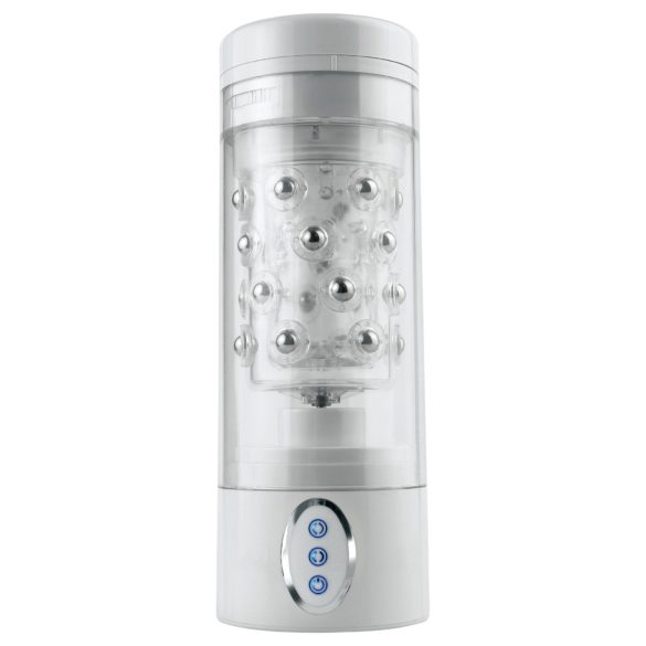 PDX Roto-Bator - vibraattori suihinmasturbaattori - valkoinen