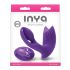 Inya Bump-N-Grind - lämpenevä 2in1 klitorisvibraattori (violetti)