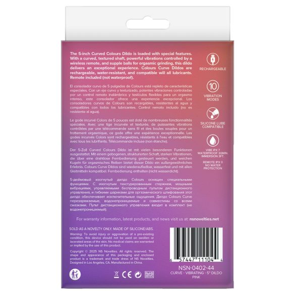 NS Novelties - 2-in-1 klitoriskiihotin ja G-pistevibraattori (pinkki)