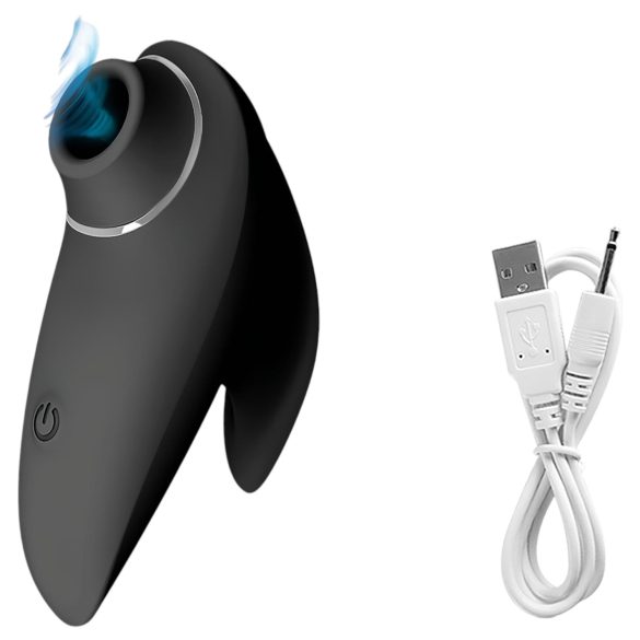 AlvUp - klitoriskiihotin värisevä ilmalla - musta