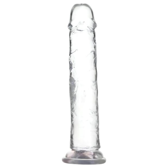 Addiction Crystal - strap-on yhteensopiva dildot - imukuppi - 20 cm - kirkas