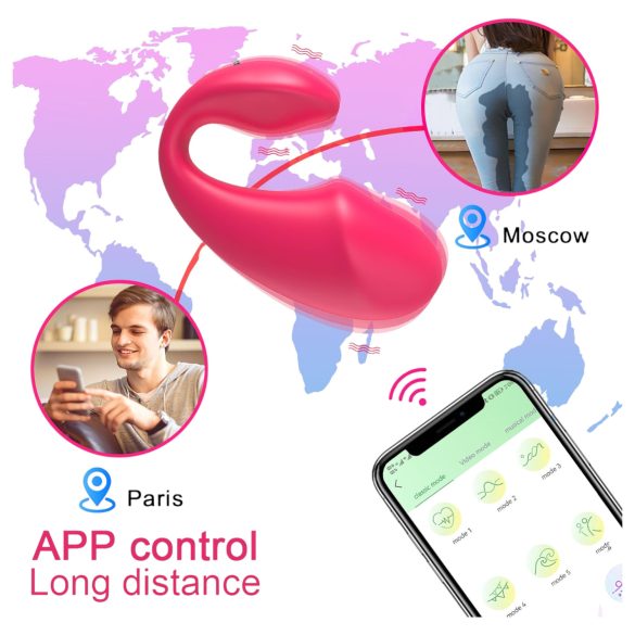 AlvUp - värisevä muna (vaaleanpunainen)