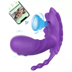   AlvUp - puettava, sovelluksella ohjattava kannettava vibraattori (violetti)