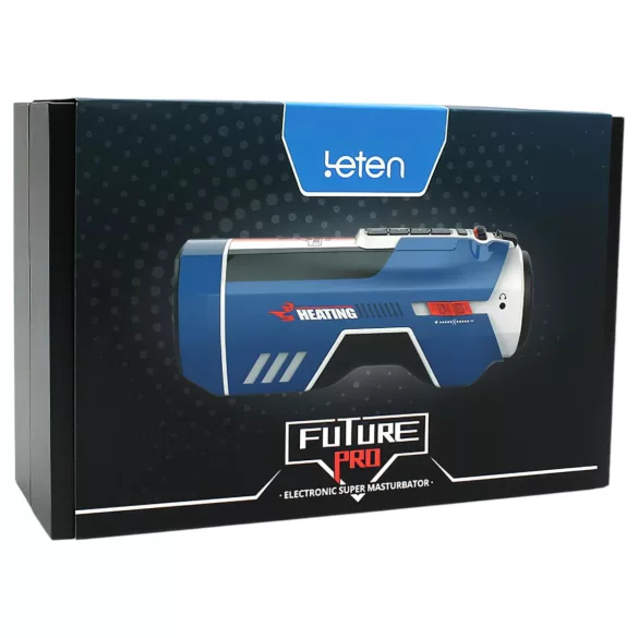 Leten SM Future Pro - verkkokäyttöinen työntävä, puristava ja lämmittävä masturboija (sininen)
