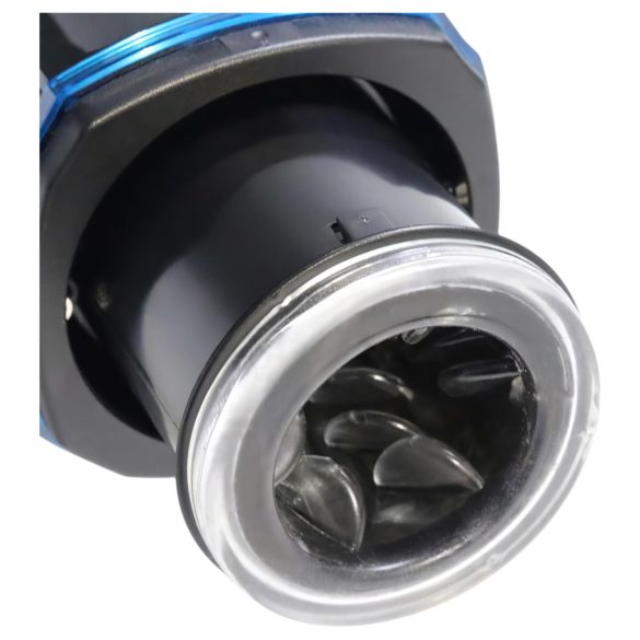 Leten SM320 - miesten mastubaattori äänellä ja lämmityksellä - musta