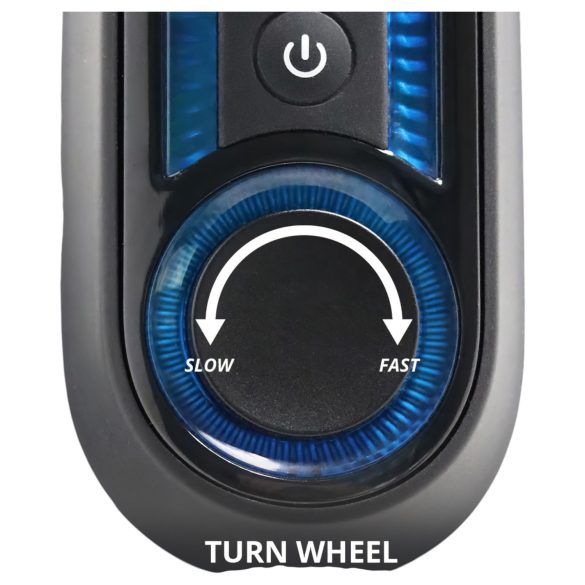 Leten SM320 - miesten mastubaattori äänellä ja lämmityksellä - musta