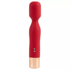   Lonely Charming Vibe Wand - vibraattori hierontaan - ladattava - punainen