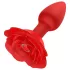 Rose Plug - ladattava kaukosäädettävä anaalivibraattori - punainen