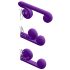 / Snail Vibe Duo - ladattava, 3-in-1 stimuloiva vibraattori (liila)