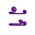 / Snail Vibe Duo - ladattava, 3-in-1 stimuloiva vibraattori (liila)