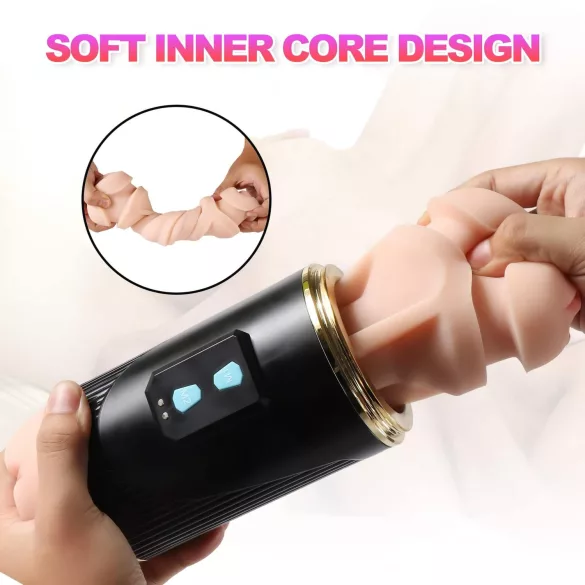 Lonely - suuseksin ja vaginan masturbaattori - luonnollinen/musta