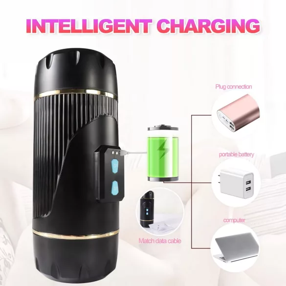 Lonely - suuseksin ja vaginan masturbaattori - luonnollinen/musta