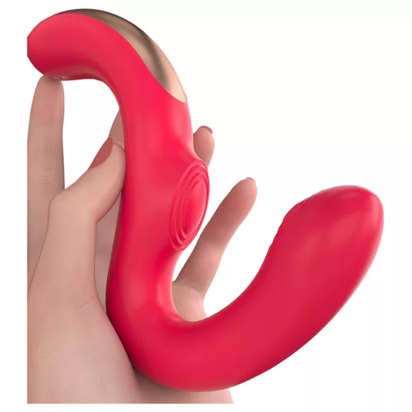 SEX HD Genie - G-piste ja klitoriskiihotin - punainen