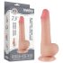 Lovetoy Sliding-Skin - realistinen tekopenis kiveksillä - 20 cm - nude
