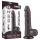 Lovetoy Sliding-Skin - realistinen kivesdildo - kaksikerroksinen 20 cm - ruskea