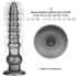 Lovetoy King Size - ekstra suuri vibraattori - 32 cm (harmaa)