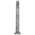 Lovetoy King Size - extra suuri vibraattori - 40,5 cm (harmaa)