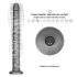 Lovetoy King Size - extra suuri vibraattori - 40,5 cm (harmaa)