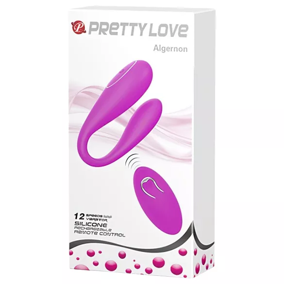 Pretty Love Algernon - parivibraattori kaukosäätimellä - ladattava, violetti