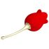 Pretty Love Rose - 2in1 kielivibraattori (punainen)