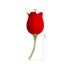 Pretty Love Rose - 2in1 kielivibraattori (punainen)