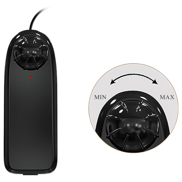 Baile Zebulon - elämyksellinen realistinen värisevä sauva - 19cm (nude)