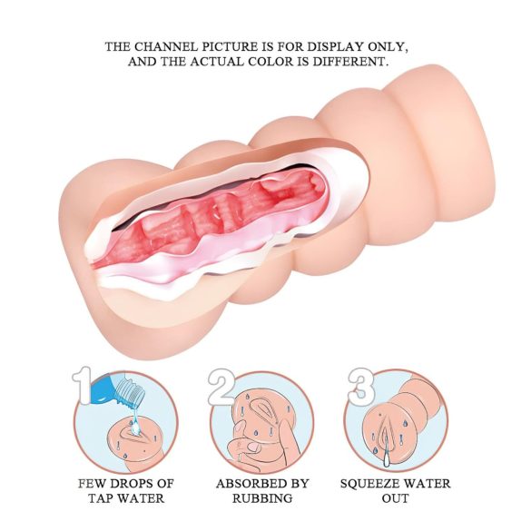 Crazy Bull - vagina mastubaattori - luonnollinen väri
