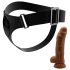 Pretty Love Harness - yleisvyö 17 cm dildolla - musta