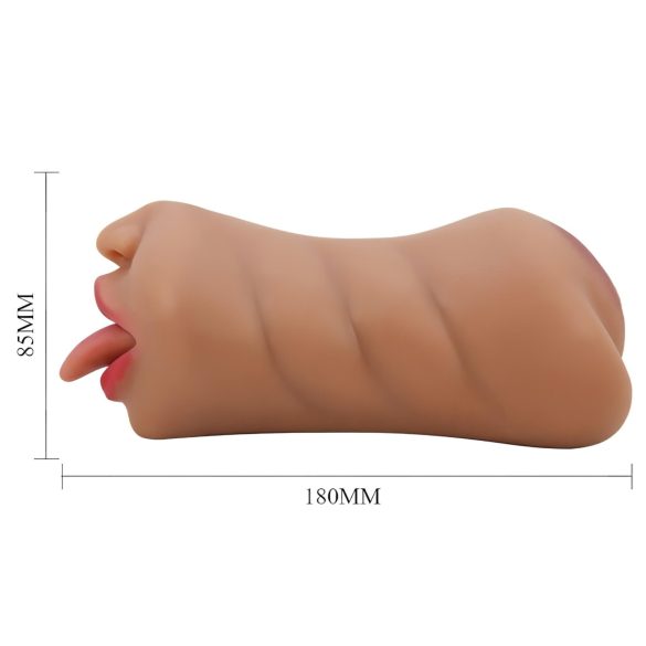 Crazy Bull - suu- ja vagina mastubaattori - luonnollinen