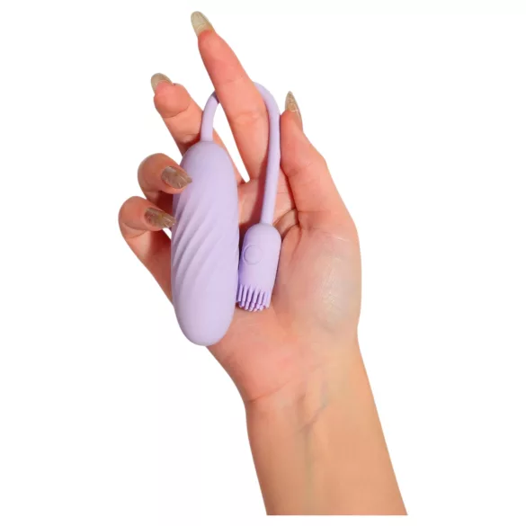 Svakom Plume - 2-in-1 värisevä muna (violetti)