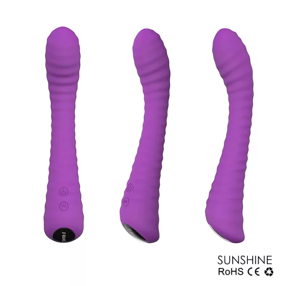 Sex HD Sunshine - G-pistevibraattori - ladattava, uritettu - violetti