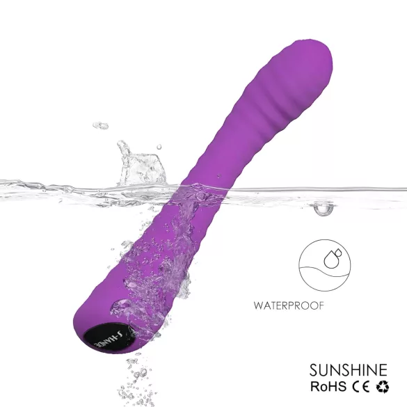 Sex HD Sunshine - G-pistevibraattori - ladattava, uritettu - violetti