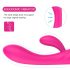 Seksimuseot - ladattava, vedenpitävä lämmittävä vibraattori (pinkki)